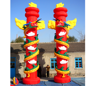 桂林新式中华柱灯笼柱